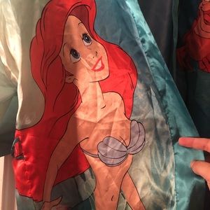 Little mermaid silk bath robe (no sash)